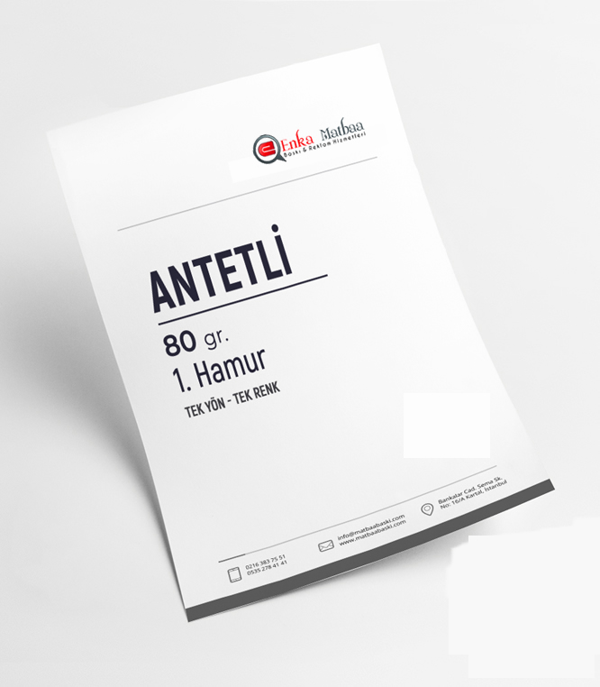 AK  Antetli Kağıt